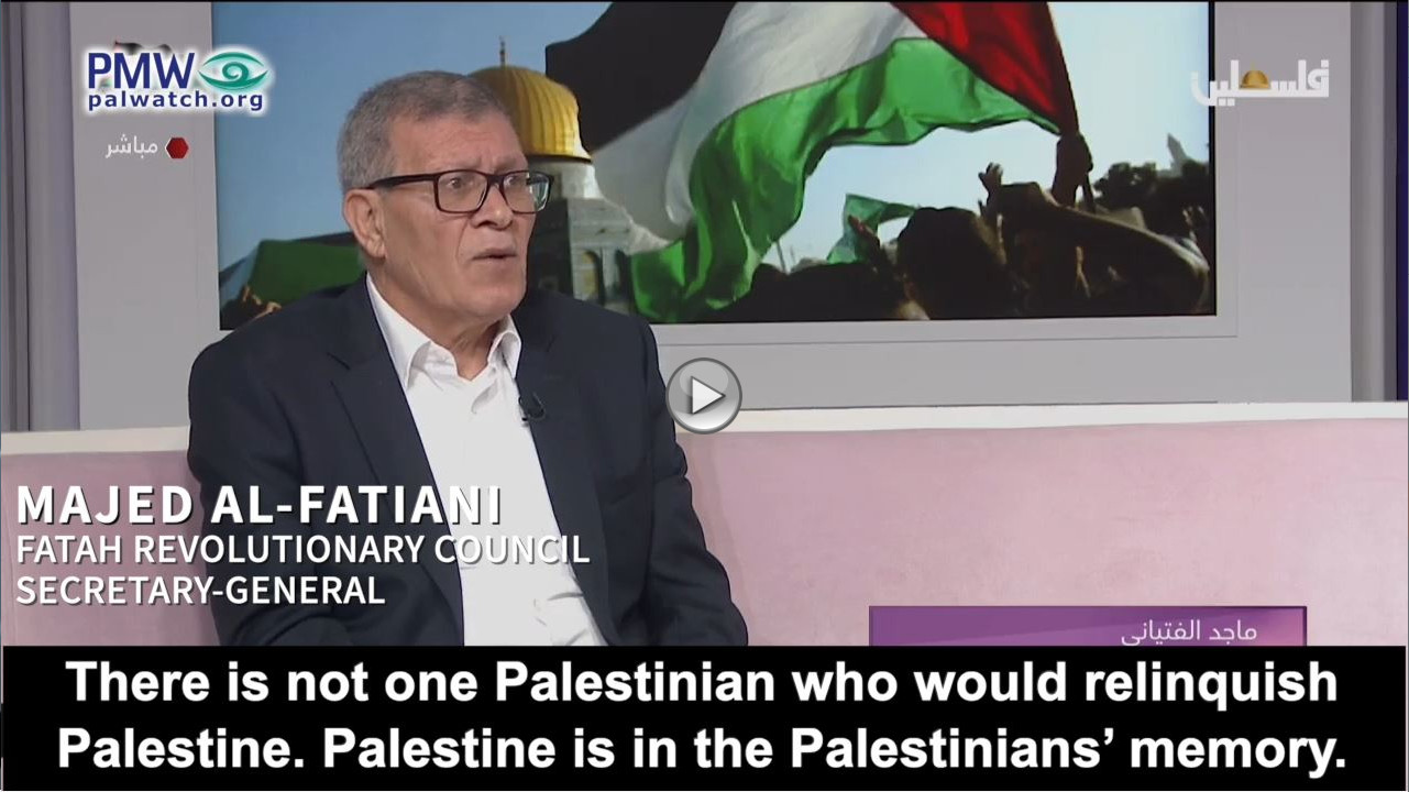 Two-tongued Palestinian Authority: Abbas asks UN for “partition” into two states, but his own Palestinian Authority says goal is that “Palestine” will replace Israel 