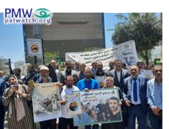 Senior officials of the Palestinian Authority Hebron Governorate glorify terrorist killer Nasser Abu Hmeid