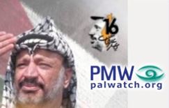 Fatah logo for 16th anniversary of Arafat’s death includes Palestinian Authority map of “Palestine” that presents all of Israel as “Palestine”