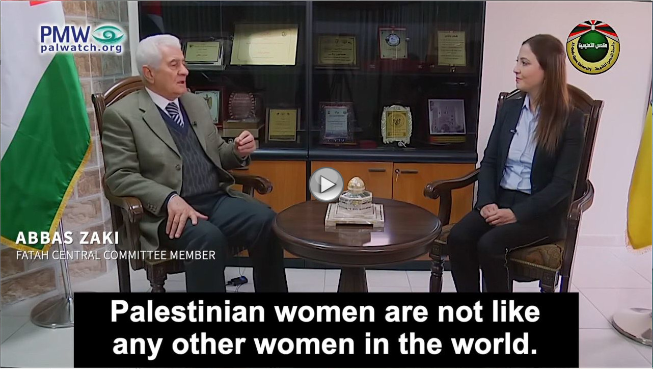 Palestinian women and female terrorists are “an example for the women of the world” 