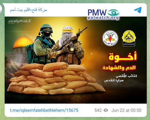 Abbas’ Fatah proud of ties with Islamic Jihad terror organization