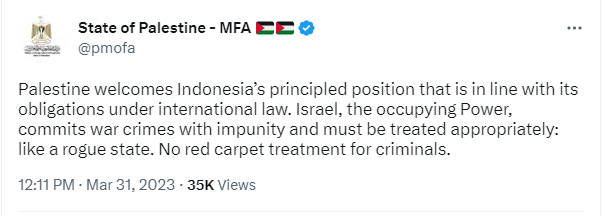 The Palestinian Authority against FIFA
