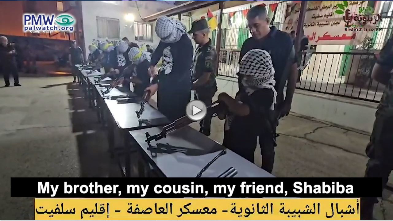 Fatah summer camp trains Palestinian teen soldiers 