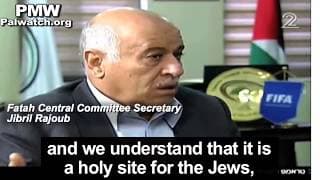Fatah official interviewed on Israeli television, supports peace process, Jewish sovereignty at the Western Wall