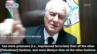 Top Fatah official brags Fatah has “more” terrorists in prison “than all the other factions”