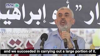 Hamas terror leader admits they hide their military bases among civilians