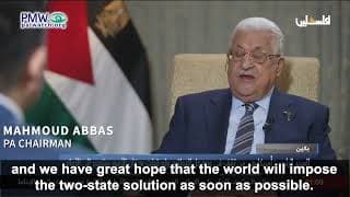 Abbas blames the US for no two-state solution, waits for “world” to “impose” solution on Israel