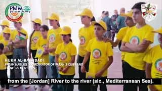 Children in summer camps taught goal is “a free Arab Palestinian land from the River to the [Sea]” – Fatah official