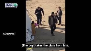 Hamas takes back aid package from Gazan boy after filming for propaganda lies 