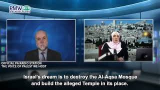Abbas’ advisor: Jews have no historical or religious connection to the Temple Mount