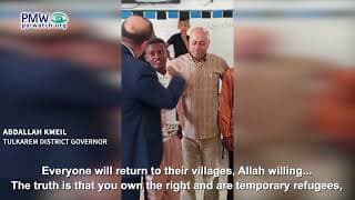 PA official to kids: You are “temporary refugees, every one of you will return to your village”