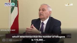 Did UNRWA inflate number of Palestinian refugees in Lebanon? PA TV highlights contradiction