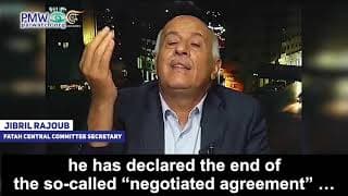 Palestinian Authority official threatens Israel with “armed struggle” if Israel annexes any part of the West Bank