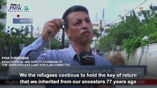 Fatah official’s goal to destroy Israel: “We’ll return to all of occupied Palestine” of “27,000 sq. km”