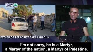 Father of 24-year-old terrorist “Martyr” calls on “all our armed young people”: “Take revenge”