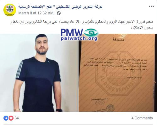 Prisoner sentenced to life receives a bachelor’s degree