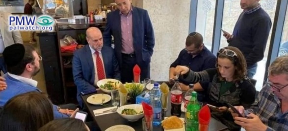 Explosives thrown at Ramallah restaurant that hosted "normalization" meeting between senior Palestinian Authority official and Israeli journalists