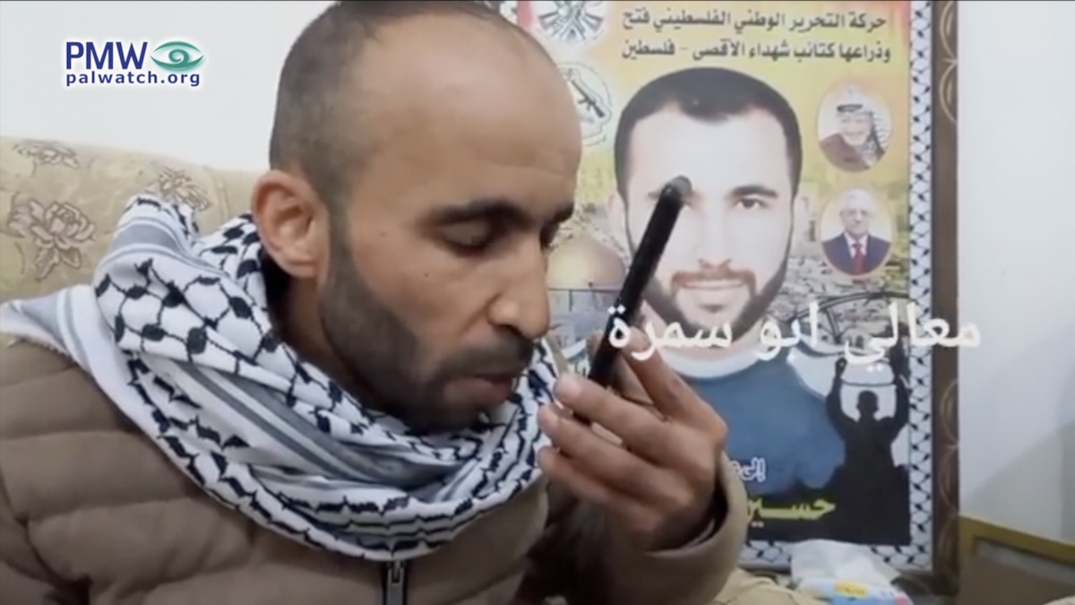 Released terrorist says terrorist prisoners are Abbas' “loyal soldiers,” Abbas blesses him