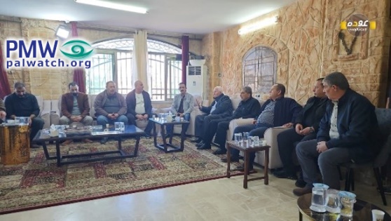 Fatah officials comfort mourners of terrorist murderer of 2