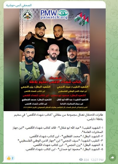 Report - Terrorists in Uniform: PMW Report documenting Palestinian Authority Security Forces involvement in terror