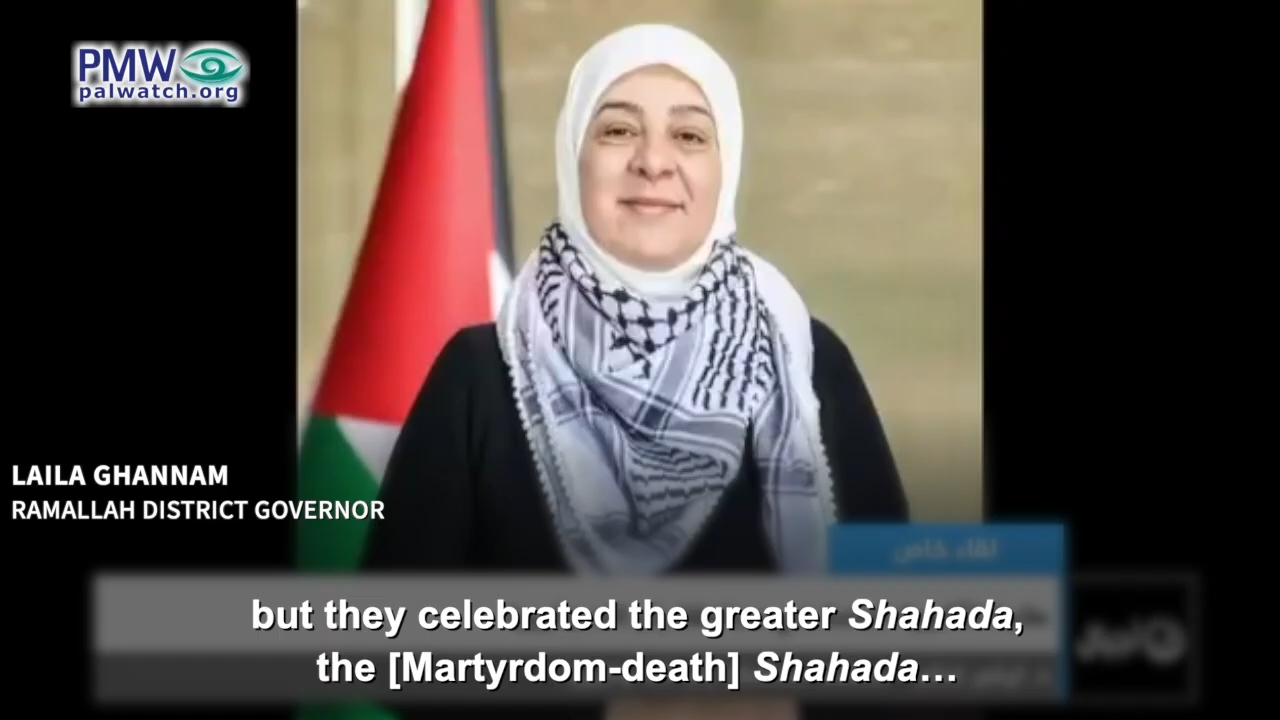 Death as a “Martyr” is “greater” than finishing high school, says senior Palestinian Authority official