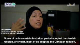 Fatah archeologist: "In a certain historical period" Palestinians "adopted the Jewish religion" but they have been here for 100,000 years