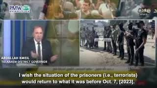 The situation of terrorists in Israeli prisons “was good and excellent” before Hamas’ Oct. 7 war – PA official