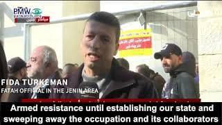 “Armed resistance” is “only solution” to “expel the occupation” says Fatah official