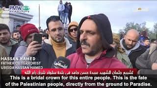 Father of dead terrorist: Son’s Martyrdom is “bridal crown for entire people”