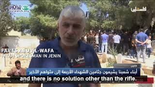Fatah spokesman: “The only way to liberate Palestine is the rifle”