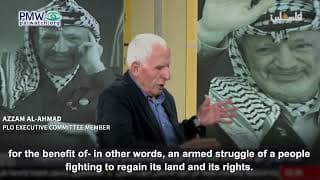 PLO Executive Committee member supports “armed struggle”