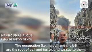Abbas’ deputy: Israel and the US “are the root of evil and terror”