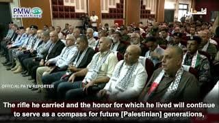 Official PA TV promotes terror: Arafat’s rifle “will continue to serve as a compass for future generations”