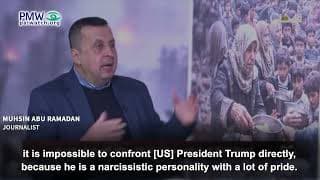 Trump “is a narcissist” - Palestinian journalist